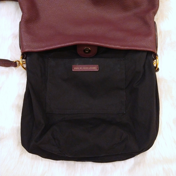 Marc by Marc Jacobs Burgundy Hillier Satchel - Picture 11 of 12